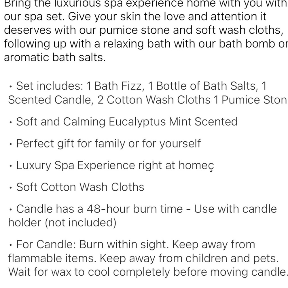 🦋2 for $25- Luxurious Spa Set for home - Picture 6 of 6